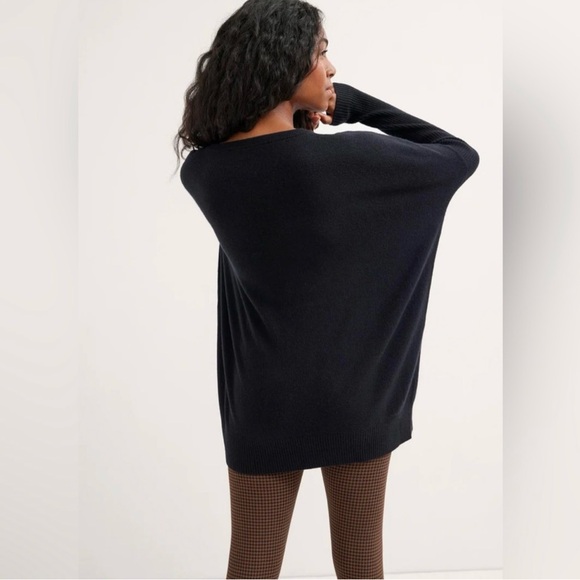 Hatch Maternity 100% Cashmere Sweater in Black, O/S - Picture 4 of 12